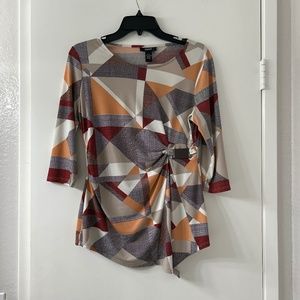 Alfani women’s blouse. Quarter sleeve. Size PM